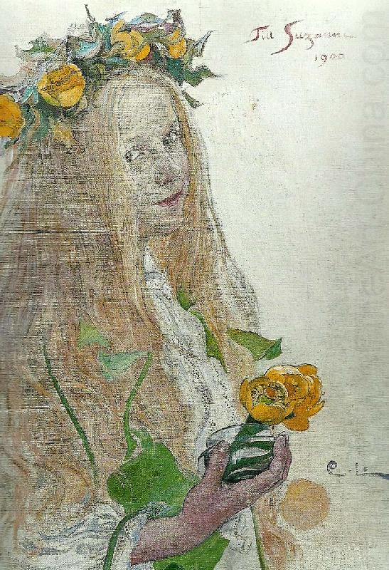 suzanne, Carl Larsson